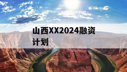 山西XX2024融资计划