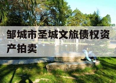邹城市圣城文旅债权资产拍卖