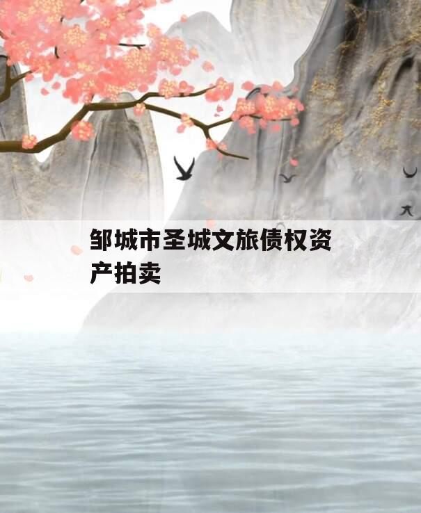 邹城市圣城文旅债权资产拍卖