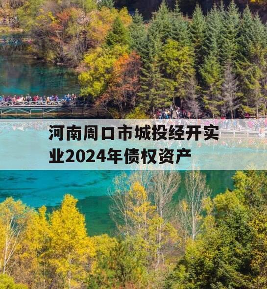 河南周口市城投经开实业2024年债权资产