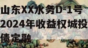 山东XX水务D-1号2024年收益权城投债定融
