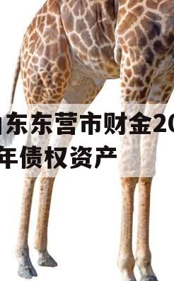 山东东营市财金2024年债权资产