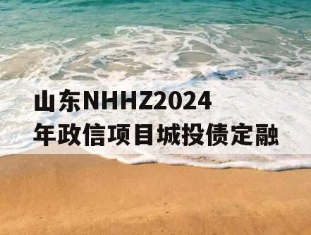 山东NHHZ2024年政信项目城投债定融