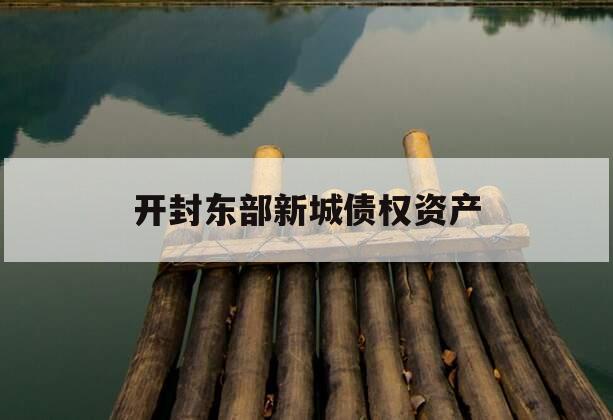 开封东部新城债权资产