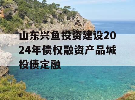 山东兴鱼投资建设2024年债权融资产品城投债定融