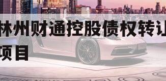 林州财通控股债权转让项目