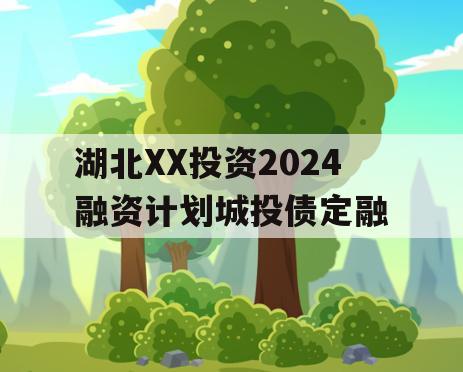 湖北XX投资2024融资计划城投债定融