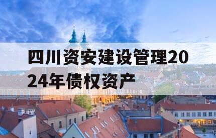 四川资安建设管理2024年债权资产