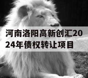 河南洛阳高新创汇2024年债权转让项目