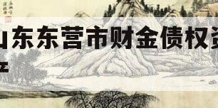 山东东营市财金债权资产
