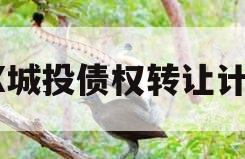 XX城投债权转让计划