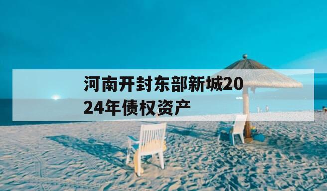 河南开封东部新城2024年债权资产