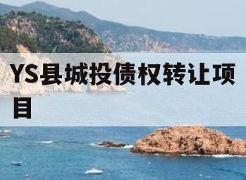 YS县城投债权转让项目