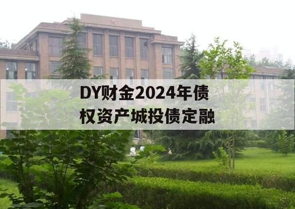 DY财金2024年债权资产城投债定融