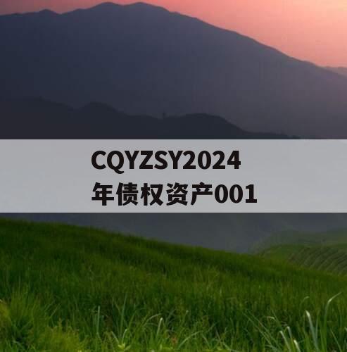 CQYZSY2024年债权资产001