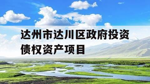达州市达川区政府投资债权资产项目