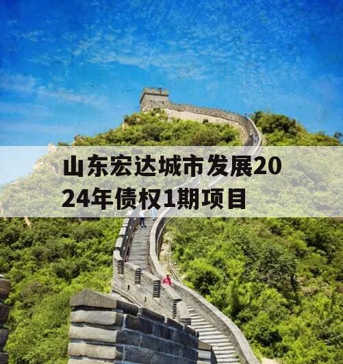 山东宏达城市发展2024年债权1期项目