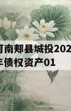 河南郏县城投2024年债权资产01