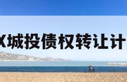 XX城投债权转让计划