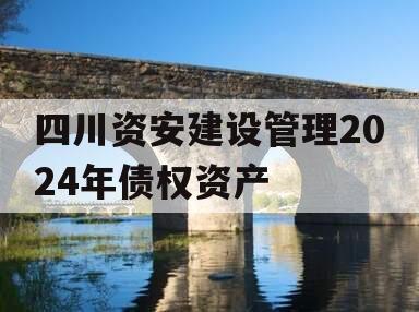四川资安建设管理2024年债权资产