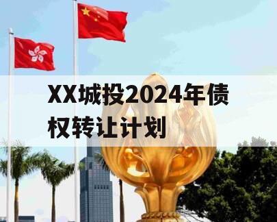 XX城投2024年债权转让计划