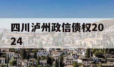 四川泸州政信债权2024