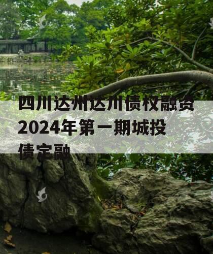 四川达州达川债权融资2024年第一期城投债定融