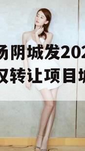 河南汤阴城发2024年债权转让项目城投债定融