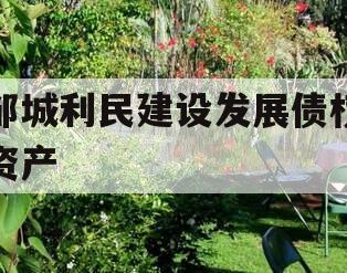 邹城利民建设发展债权资产