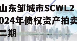 山东邹城市SCWL2024年债权资产拍卖二期