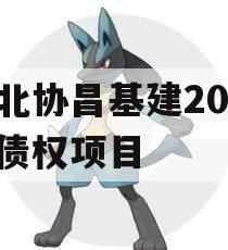 河北协昌基建2024年债权项目