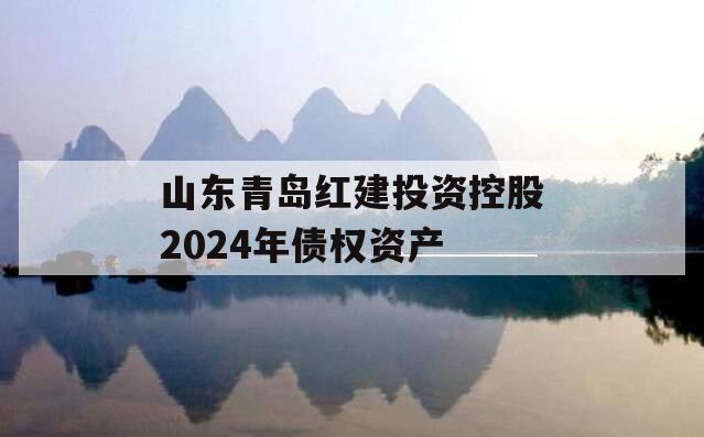 山东青岛红建投资控股2024年债权资产