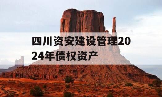 四川资安建设管理2024年债权资产