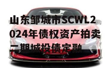 山东邹城市SCWL2024年债权资产拍卖二期城投债定融