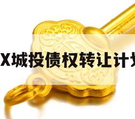 XX城投债权转让计划