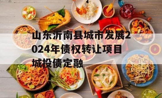 山东沂南县城市发展2024年债权转让项目城投债定融