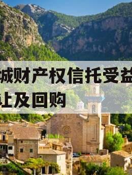 郯城财产权信托受益权转让及回购